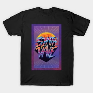 "Synthwave 2.0" 1980's Outrun style poster T-Shirt